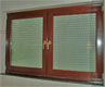 Holzfenster mit 2 Flgeln in Farbe Nubaum